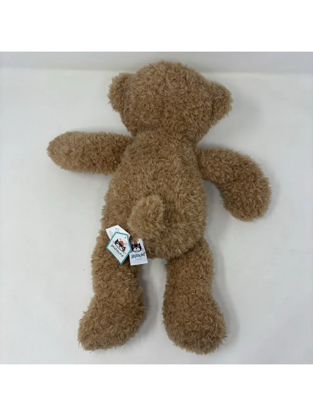 Jellycat Theodore Bear Medium Plush THE2B Curly Brown Teddy Stuffed Animal NWT